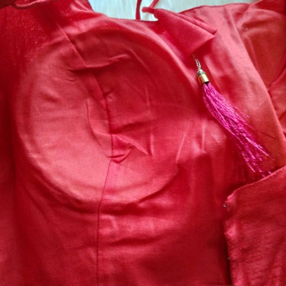 Saree (36) Top - Red - Picture 6 of 6